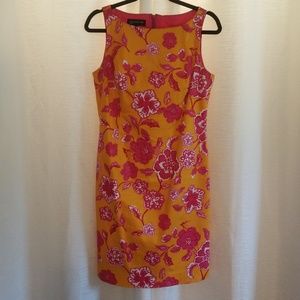 Orange & pink dress, size 10